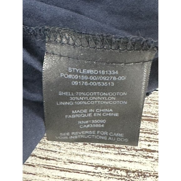 Black Swan Medium Dress Navy‎ Blue Sleeveless Fit Flare Lace Overlay Cocktail - Picture 8 of 10